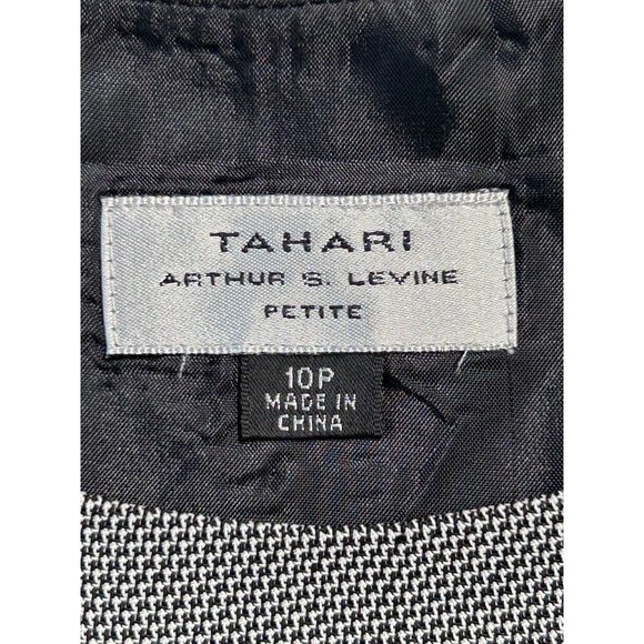 Tahari Arthur S. Levine Petite Women's Sleeveless Suiting Top in Gray - Sz 10P - Picture 3 of 4